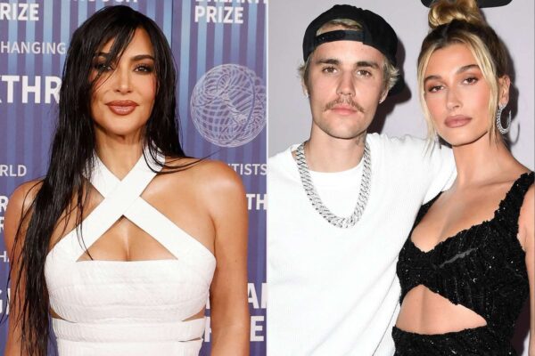 Kim Kardashian gushes over Justin Bieber and Hailey Bieber’s Coachella cuddle