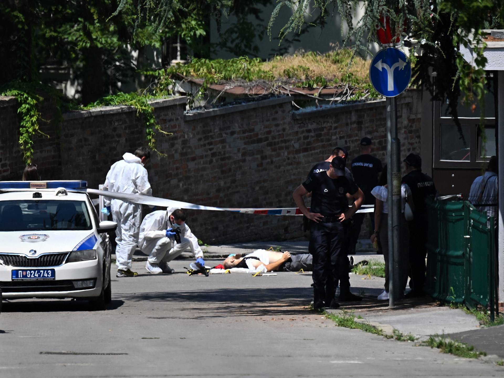 Crossbow assailant killed after attack at Israel embassy in Serbia | Israel-Palestine conflict News