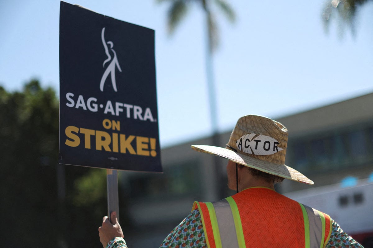 Video game performers picket over AI concerns at Warner Bros. Studios