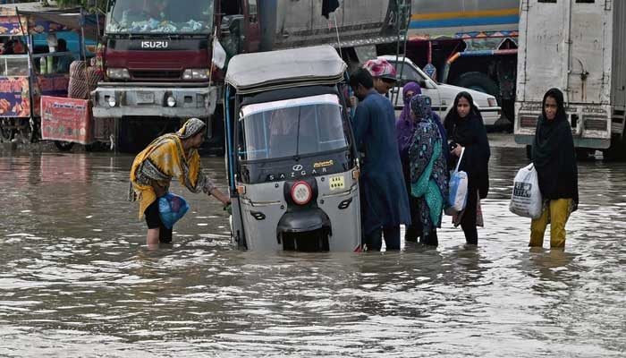 Karachiites face waterlogging, prolonged power outages after heavy showers