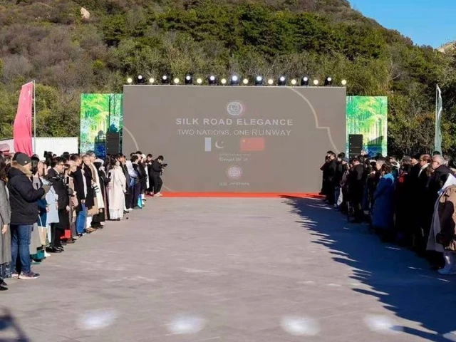 Diplomacy in style: Pakistan-China fashion show lights up the Great Wall