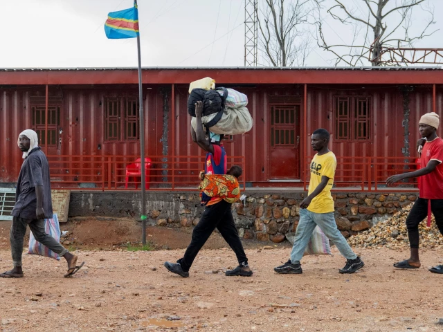 DR Congo city sees influx of people fleeing fighting