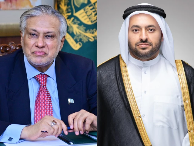 Qatari minister praises PM Shehbaz's visit in call with Ishaq Dar