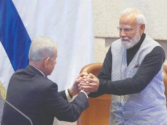 Modi says India stands 'firmly' with Israel