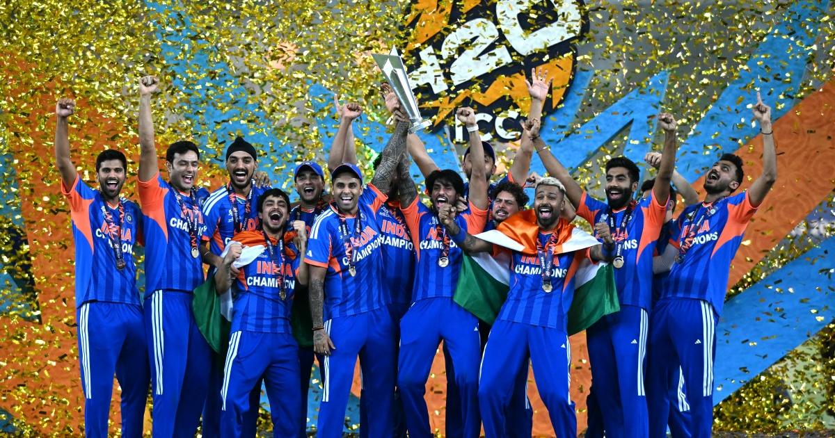 ٹی ٹوئنٹی ورلڈ کپ: فاتچ انڈین ٹیم کو تقریبا 4 ارب روپے کا انعام ملا