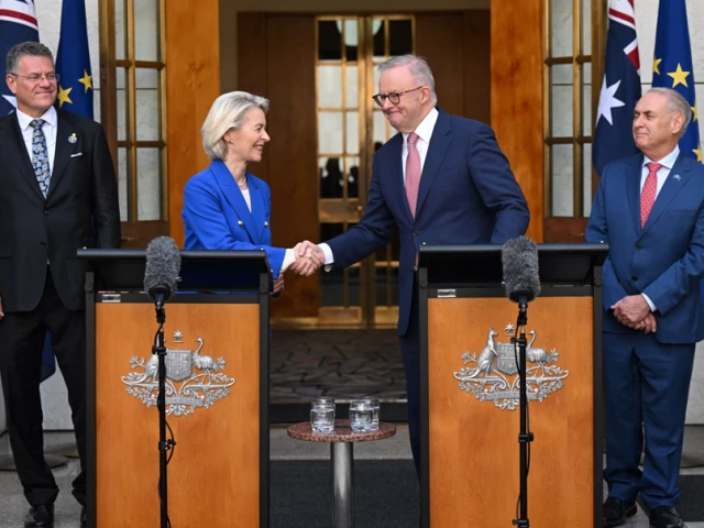 Australia, EU agree new trade pact