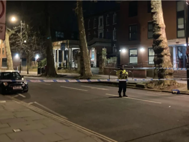Seven injured after car hits pedestrians in UK's Derby city, police say