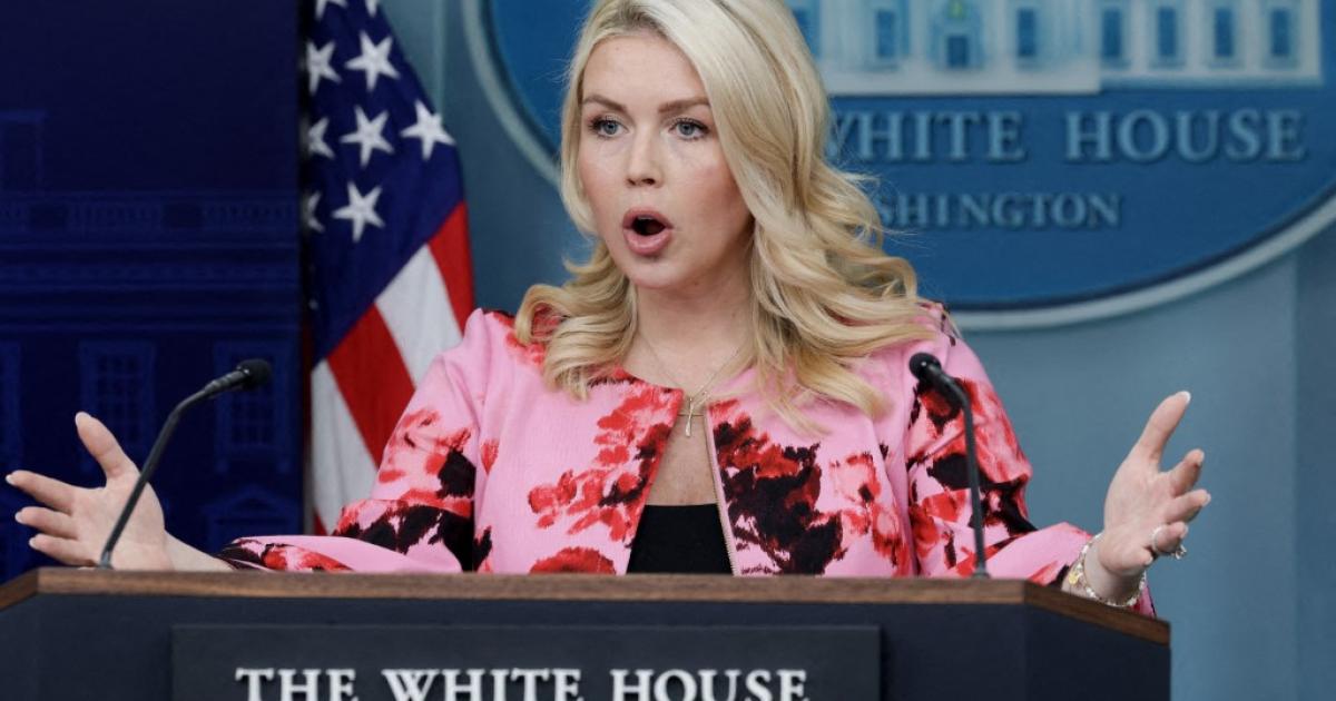 وائٹ ہاؤس کی ترجمان کارولین لیویٹ کی بریفنگ کا ’مذہبی‘ ٹچ