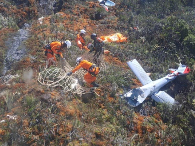 Eight killed in helicopter crash in Indonesia
