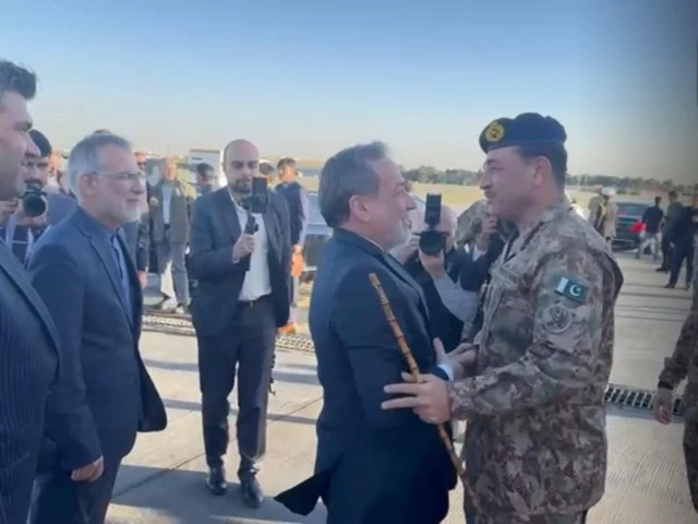 CDF Munir, Interior Minister Mohsin Naqvi land in Tehran for ongoing Mideast negotiations