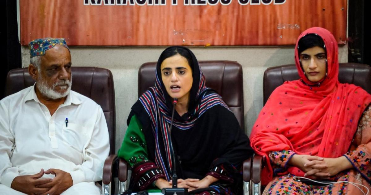 بی وائے سی کی رہنما ماہ رنگ بلوچ اور 3 ساتھیوں کو 25 سال قید کی سزا