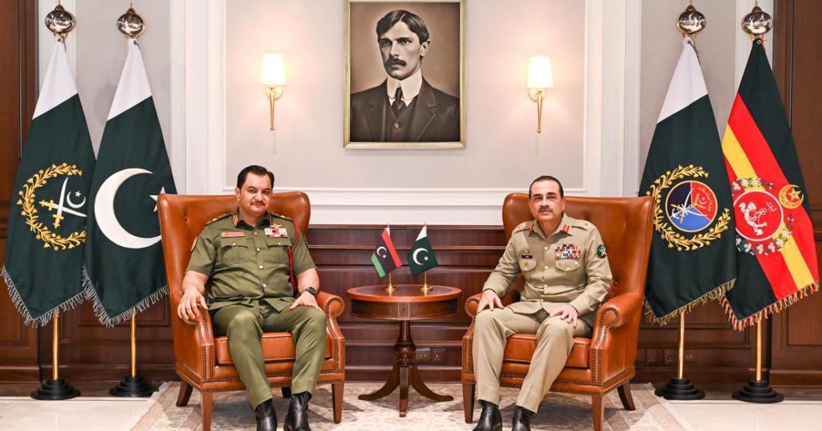 لیبیا کے فوجی کمانڈر خلیفہ حفتر کی فیلڈ مارشل عاصم منیر سے ملاقات: آئی ایس پی آر