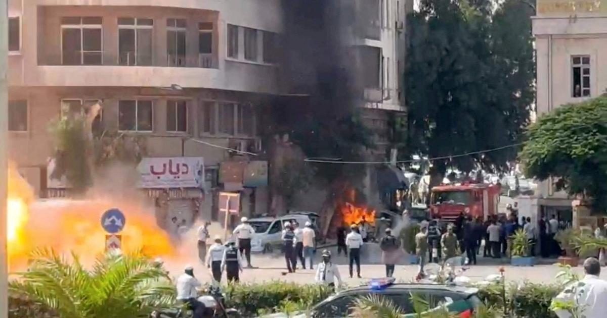 فرانسیسی صدر کے شام کے دورے کے دوران دمشق میں دھماکے