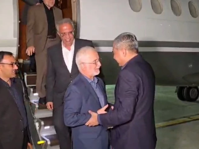 Iran’s Interior Minister Iskandar Momeni arrives in Islamabad