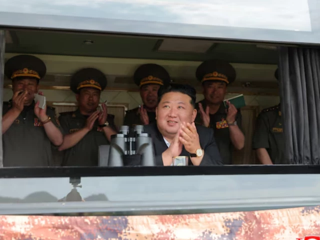 North Korea's Kim observed naval destroyer cruise missile launch, weapons tests, state media says
