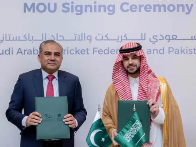 Pakistan, Saudi Arabia sign MoU to build new cricket stadium in Jeddah