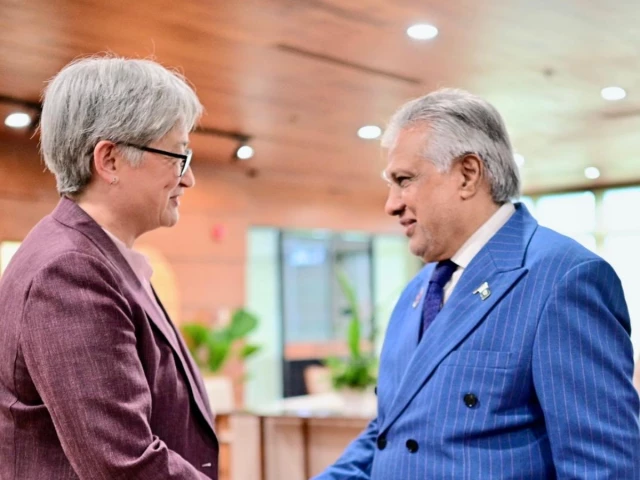 fm Dar, Australian counterpart discuss regional tensions, stronger bilateral ties
