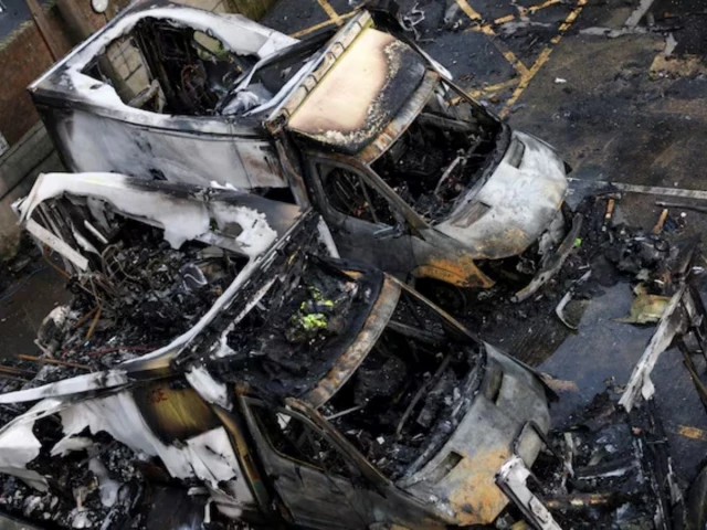 Four men plead guilty to arson attack on Jewish ambulances in London
