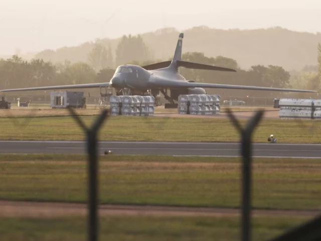 Men arrested in major incident at UK air base used by US