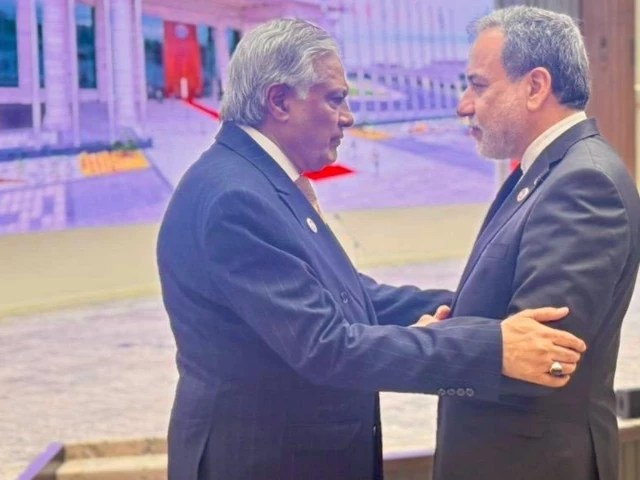 FM Dar, Iranian counterpart reaffirm importance of continued engagement