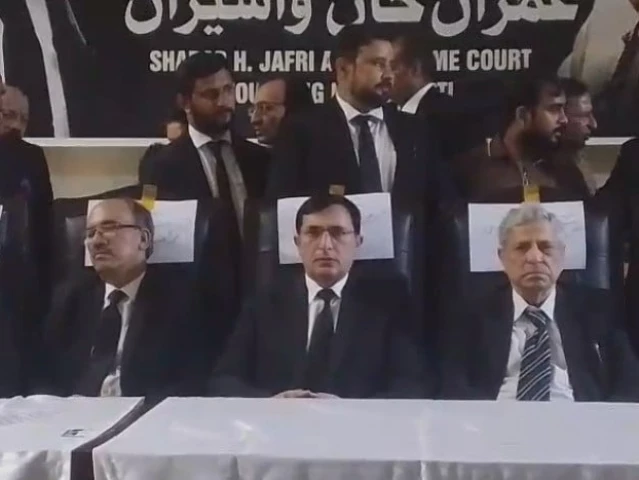 Gohar reiterates call for Sept 27 ‘Justice March’ for Imran’s release at LHC lawyers’ convention