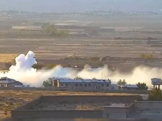 Army destroys Afghan Taliban posts