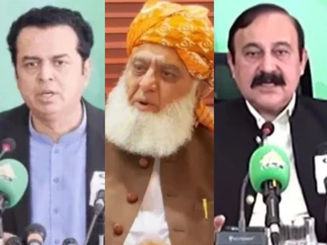 Tallal Chaudhry alleges PTI-TTP links, rebukes Fazlur Rehma over K-P setup