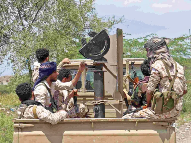 Saudi-led coalition says it intercepted 11 Houthi drones and a ballistic missile