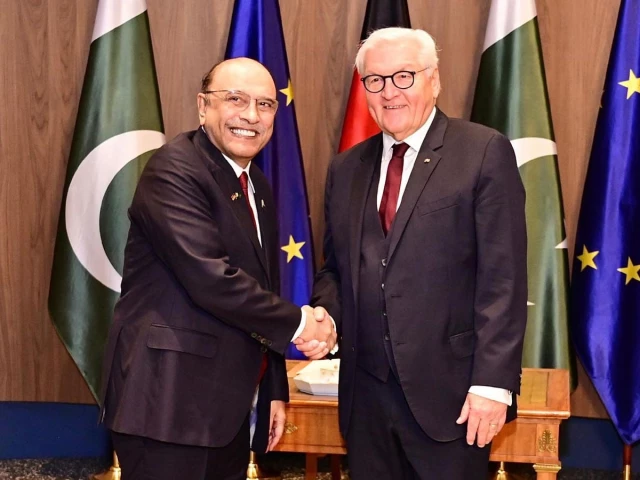 Zardari seeks stronger, mutually beneficial ties with Germany as countries mark 75 years of relations